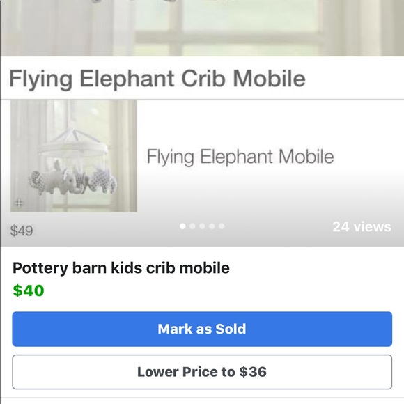Pottery Barn Kids Other Pottery Barn Crib Mobile With Arm Poshmark